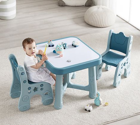 Детский функциональный столик POPPET "Классик" и два стульчика 2