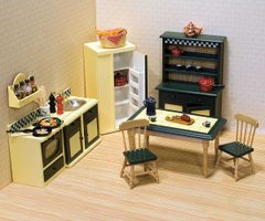 Кукольная мебель для кухни 1