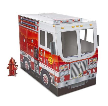 Картонная пожарная машина 7