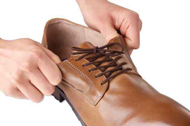 Еластичні коричневі шнурівки 9