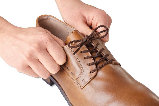 Еластичні коричневі шнурівки 10