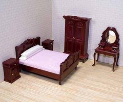 Кукольная мебель для спальни 1
