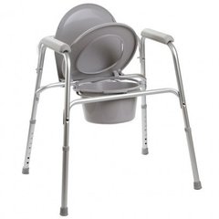 Алюмінієвий стілець-туалет 3в1 1