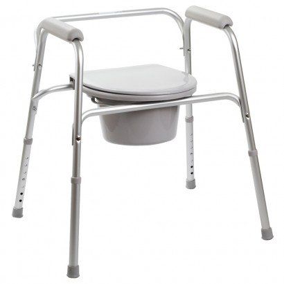 Алюмінієвий стілець-туалет 3в1 3