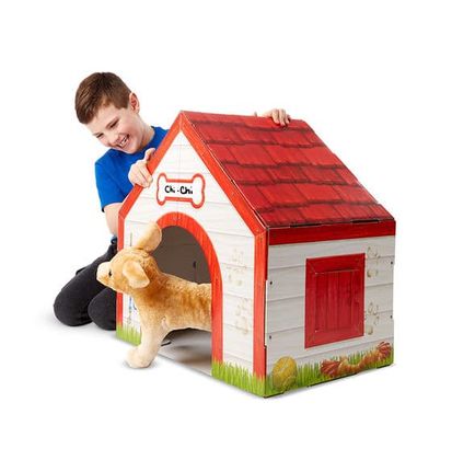 Картонный домик для собачки 3