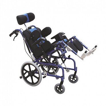Коляска инвалидная для пациентов с церебральным параличом без двигателя 1