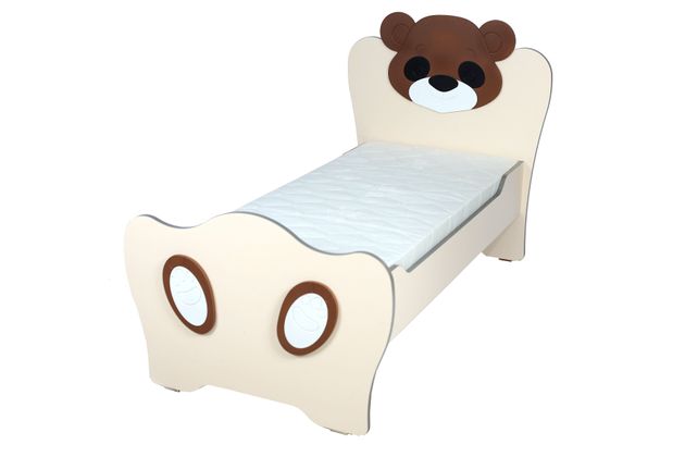 Ліжко дитяче з МДФ накладками Ведмежа 1