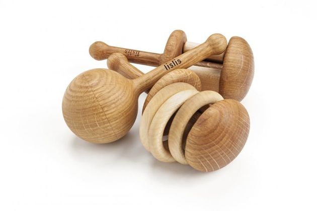 Набор деревянных игрушек Звуки леса 3