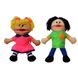 Куклы-перчатки Puppets с языком Мальчик и Девочка Набор № 1