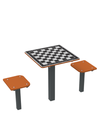 Шахматний стіл з сидіннями 1