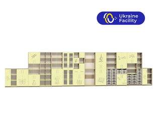 Стінка для кабінету біології з фотодруком 14 елементів 1