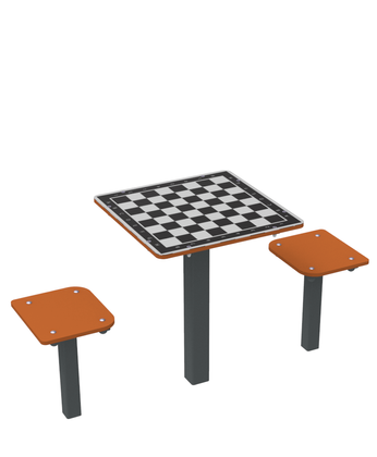 Шахматный стол с сидениями 1