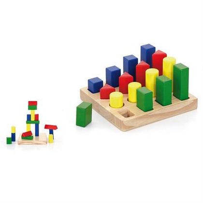 Набор деревянных блоков Форма и размер 1