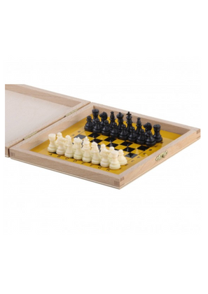 Шахматный набор магнитный мини в деревянном футляре Мадон 140MD 2
