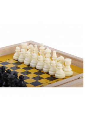Шахматный набор магнитный мини в деревянном футляре Мадон 140MD 3