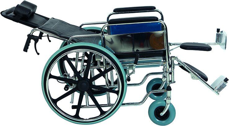Коляска інвалідна багатофункціональна з санітарним оснащенням без двигуна 2