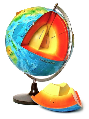 Модель-глобус Строение Земли 1