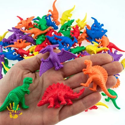 Фигурки для сортировки Динозавры 8 шт  2