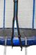 Батут Atleto 312 см з подвійними ногами з сіткою синій
