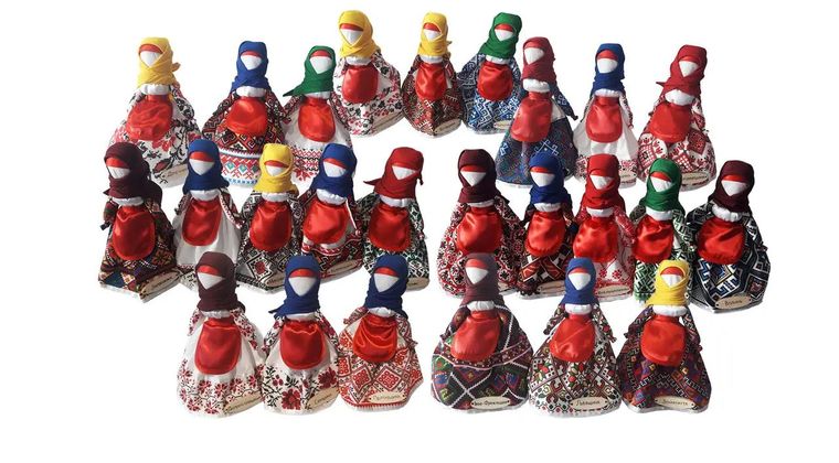 Набор кукол в Национальной одежде по областям Украины 2
