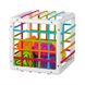 Куб-сортер зі стінками-шнурочками, Силікон, пластик, від 10 міс