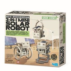 Набір для творчості 4M Робот на сонячній батареї 3-в-1 1
