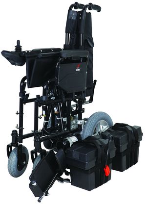 Коляска інвалідна з двигуном складна 4