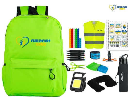 Тревожный рюкзачок ChildCare для детей и подростков Green 1