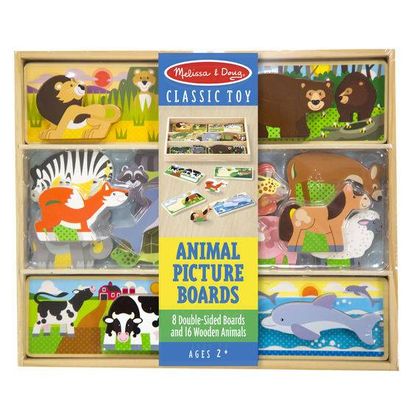 Набор деревянных карточек/рисунков Животные 2