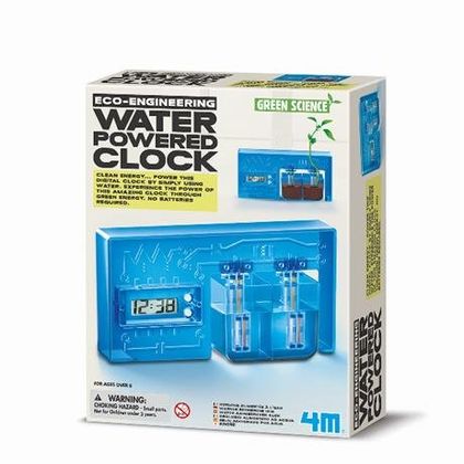 Набор для творчества 4M Часы на энергии воды 1