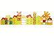 Стінка дитяча Квіткова поляна елемент №11 з пластиковими ящиками