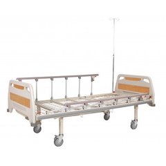 Ліжко лікарняне механічне на колесах 1