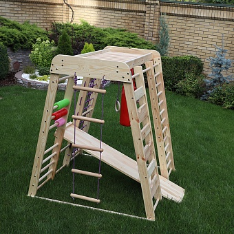 Спортивный комплекс уличный детский Акварелька-outdoor 6