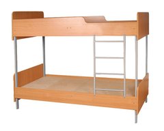 Двухэтажная кровать на металлическом каркасе 1