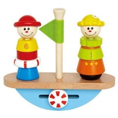Іграшка дерев’яна балансир Balance Boat 1