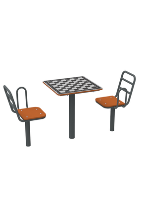 Шахматный стол со спинкой 3