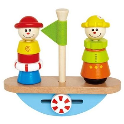 Іграшка дерев’яна балансир Balance Boat 1