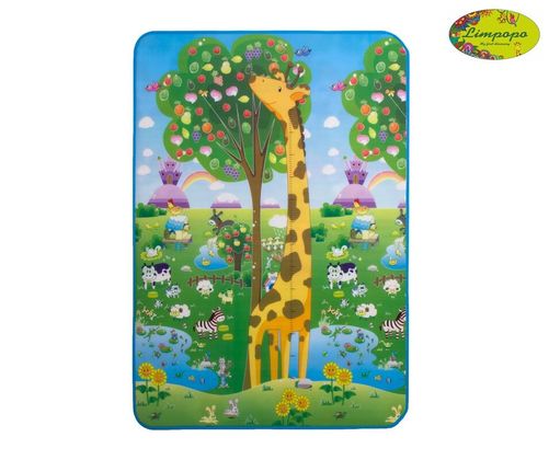Дитячий двосторонній килимок Велика жирафа і Барвиста абетка 2