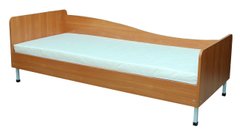 Кровать 1-спальная с закругленными спинками 1