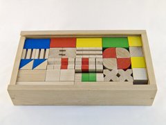 Набір дерев'яних кубиків Юний архітектор 1