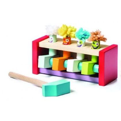 Деревянная развивающая игрушка Клоуны - Попрыгунчики 1