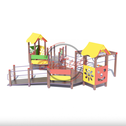 Игровой комплекс Улыбка для детей с особыми физическими возможностями ОФМ 4