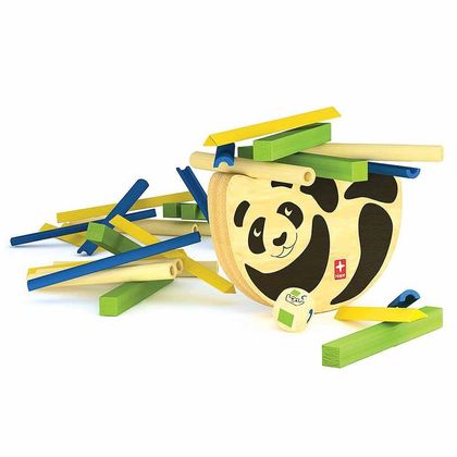 Деревянная игрушка головоломка балансир Pandabo 1