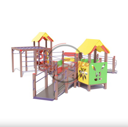 Игровой комплекс Улыбка для детей с особыми физическими возможностями ОФМ 5