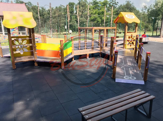 Игровой комплекс Улыбка для детей с особыми физическими возможностями ОФМ 3