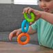Игрушка тактильная Магнитные кольца Fat Brain Toys SillyRings 3 шт., Метал, пластик, от 1 года