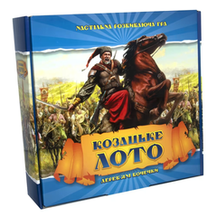 Настільна гра Лото Козацьке з дерев'яними барильцями українською мовою 1