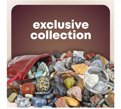 Научный набор STEAM Коллекция камней и минералов (250 шт) от Dan & Darci 4