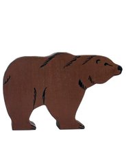 Дерев'яна фігурка Ведмідь 1