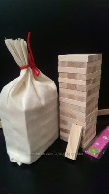 Набір дерев'яних кубиків Дженга 2